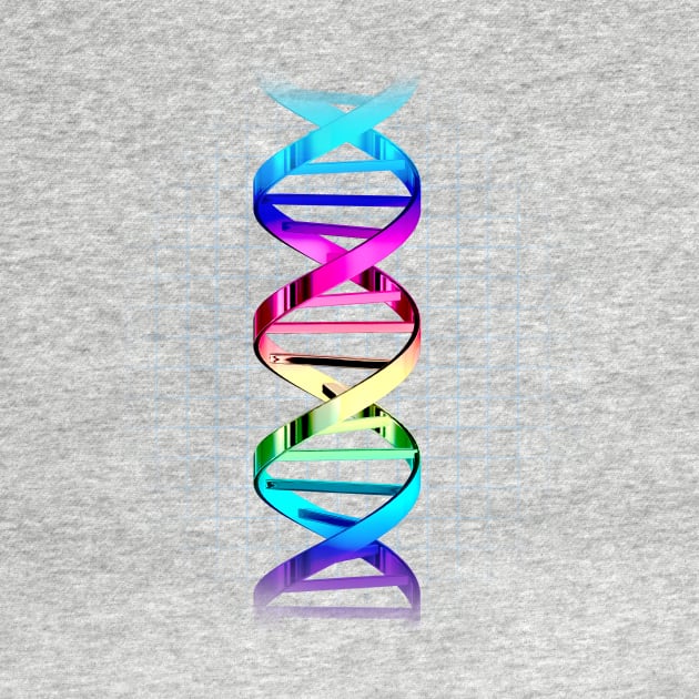 DNA Genetic Strand Science Symbol by lightidea